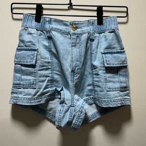 Tinseltown Denim Jogger Shorts